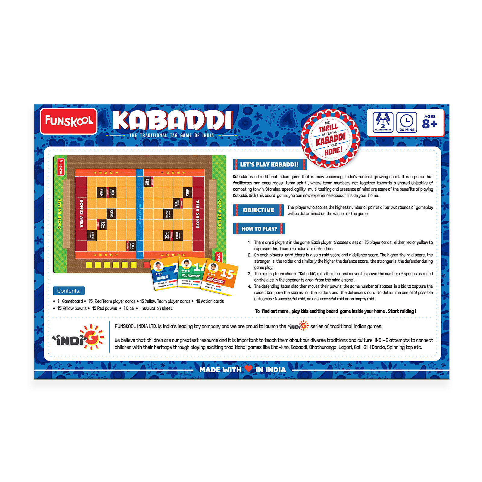 Funskool Kabaddi Traditional Games