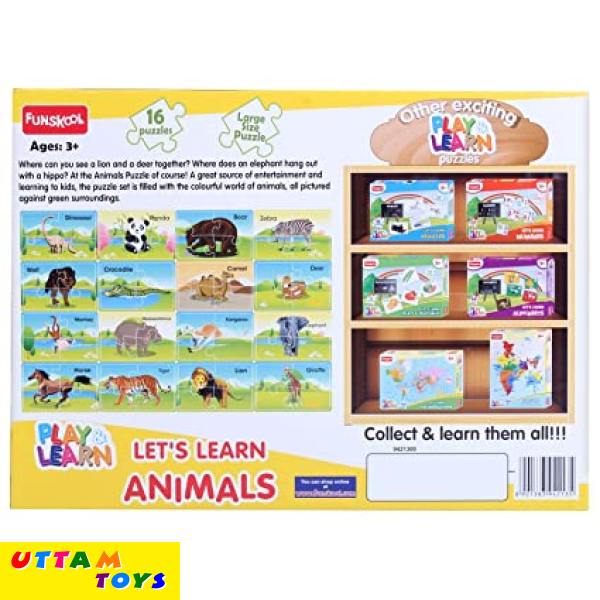 Funskool Let's Learn Animals Puzzle