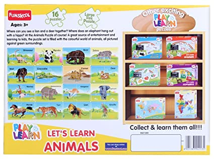 Funskool Let's Learn Animals Puzzle