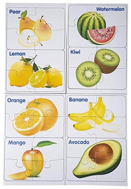 Funskool Let's Learn Fruits & Vegetables Puzzle