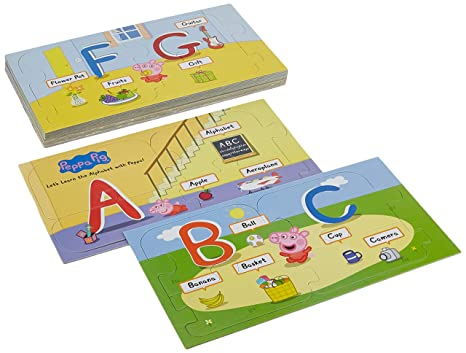 Funskool-Peppa Pig Alphabet Withpeppa Puzzle