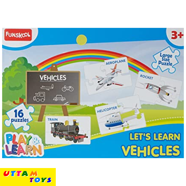 Funskool Let's Learn Vehicles Puzzle