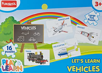 Funskool Let's Learn Vehicles Puzzle