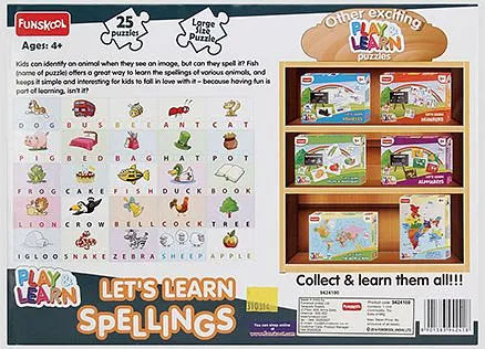 Funskool Let's Learn Spellings Puzzle