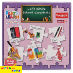 Funskool Let's Write School Essentials Puzzle Purple - 24 Pieces