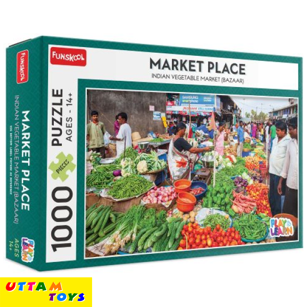 Funskool Market Palace - 1000 Piece Puzzle