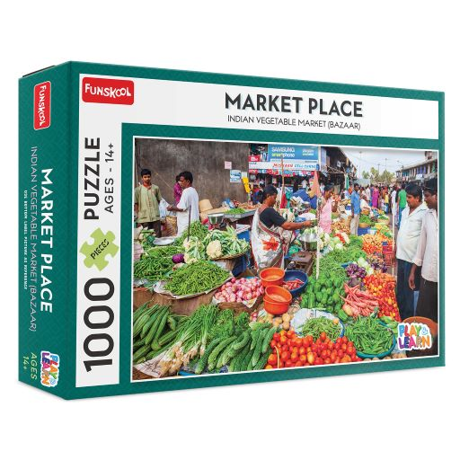 Funskool Market Palace - 1000 Piece Puzzle