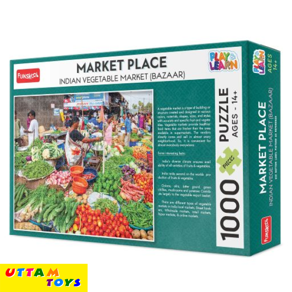 Funskool Market Palace - 1000 Piece Puzzle