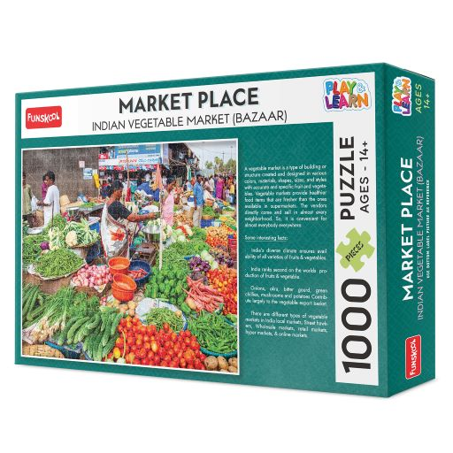 Funskool Market Palace - 1000 Piece Puzzle
