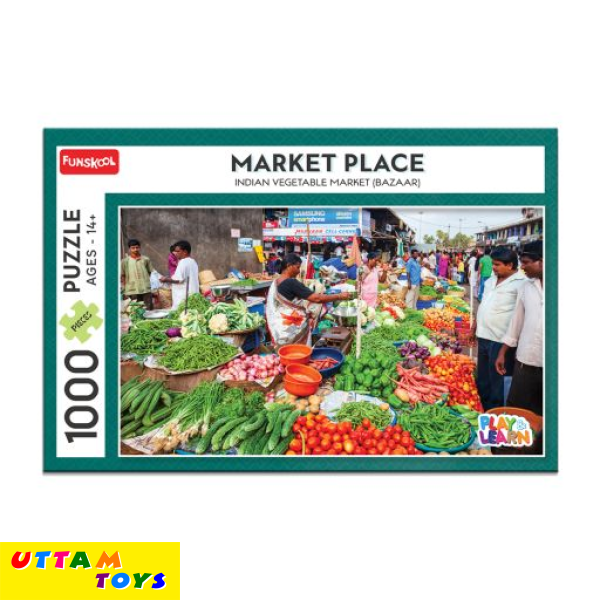 Funskool Market Palace - 1000 Piece Puzzle