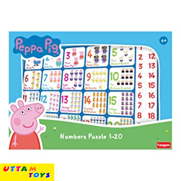 Funskool Peppa Pig Numbers Puzzle 1-20