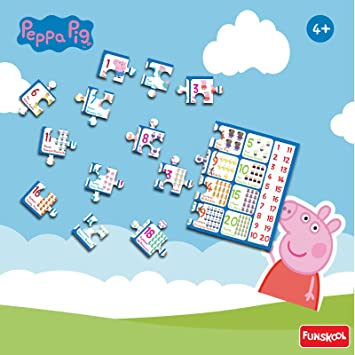 Funskool Peppa Pig Numbers Puzzle 1-20