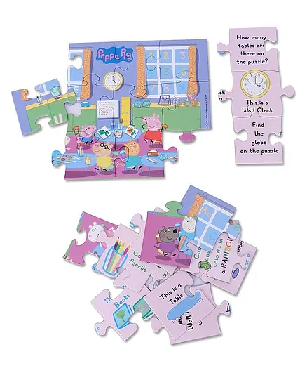 Funskool-Peppa Pig Classroom Puzzle