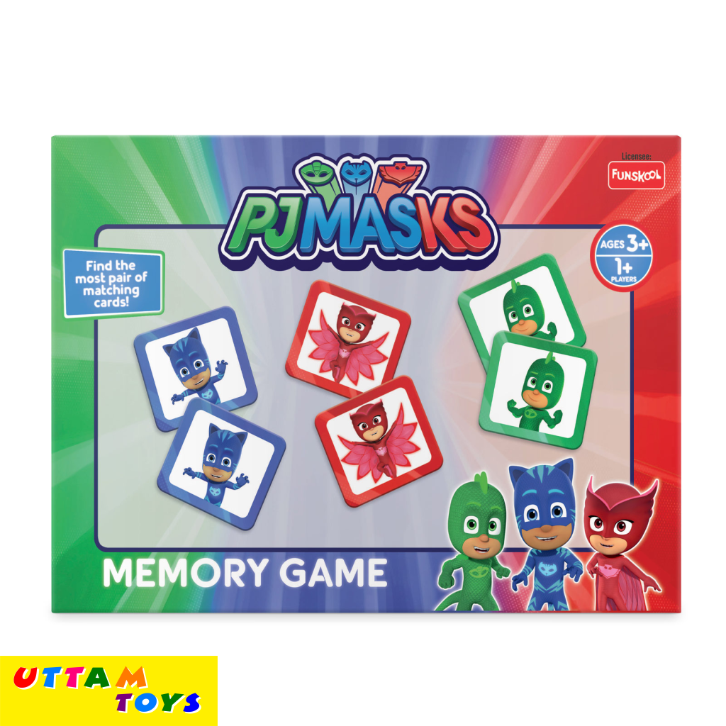 Buy Funskool PJ Masks Memory Game Uttam Toys