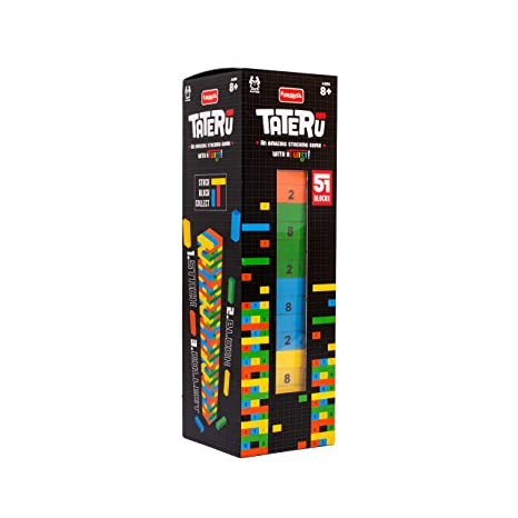 Funskool Games Tateru Hardwood Blocks, Stacking Tower, Strategy Game