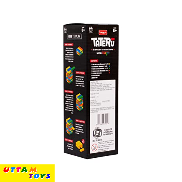 Funskool Games Tateru Hardwood Blocks, Stacking Tower, Strategy Game