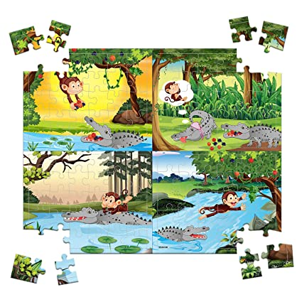 Funskool The Monkey and the Crocodile