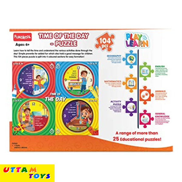 Funskool Time of the Day Puzzle