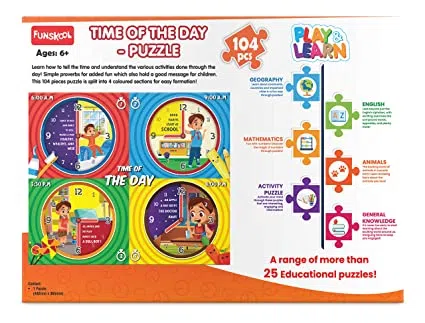 Funskool Time of the Day Puzzle