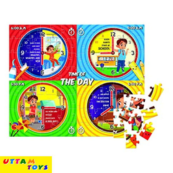 Funskool Time of the Day Puzzle