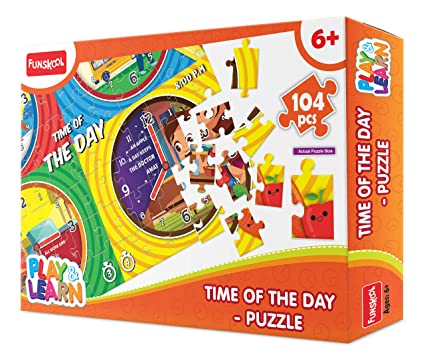 Funskool Time of the Day Puzzle