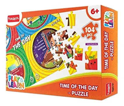 Funskool Time of the Day Puzzle