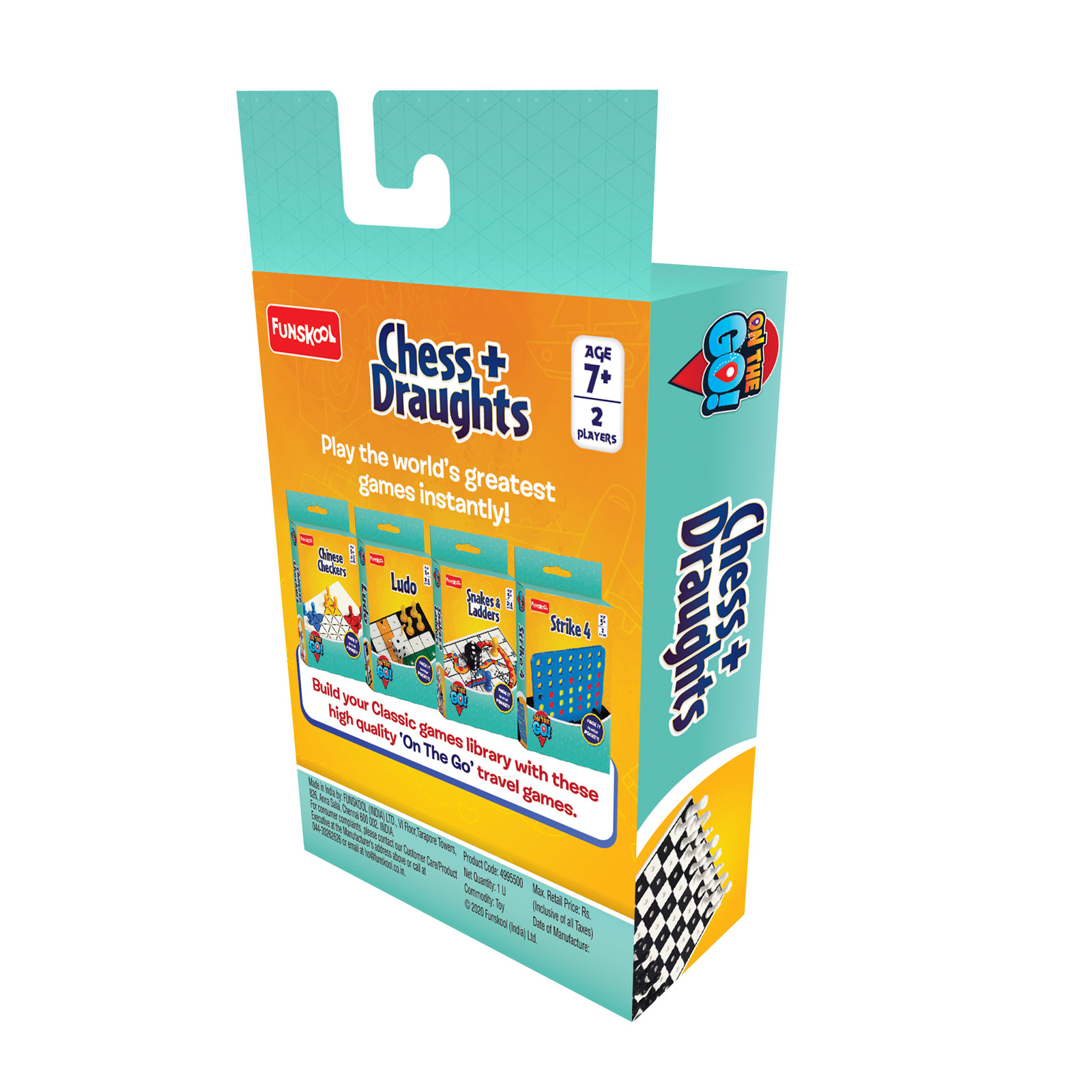 Funskool Travel Chess & Draughts
