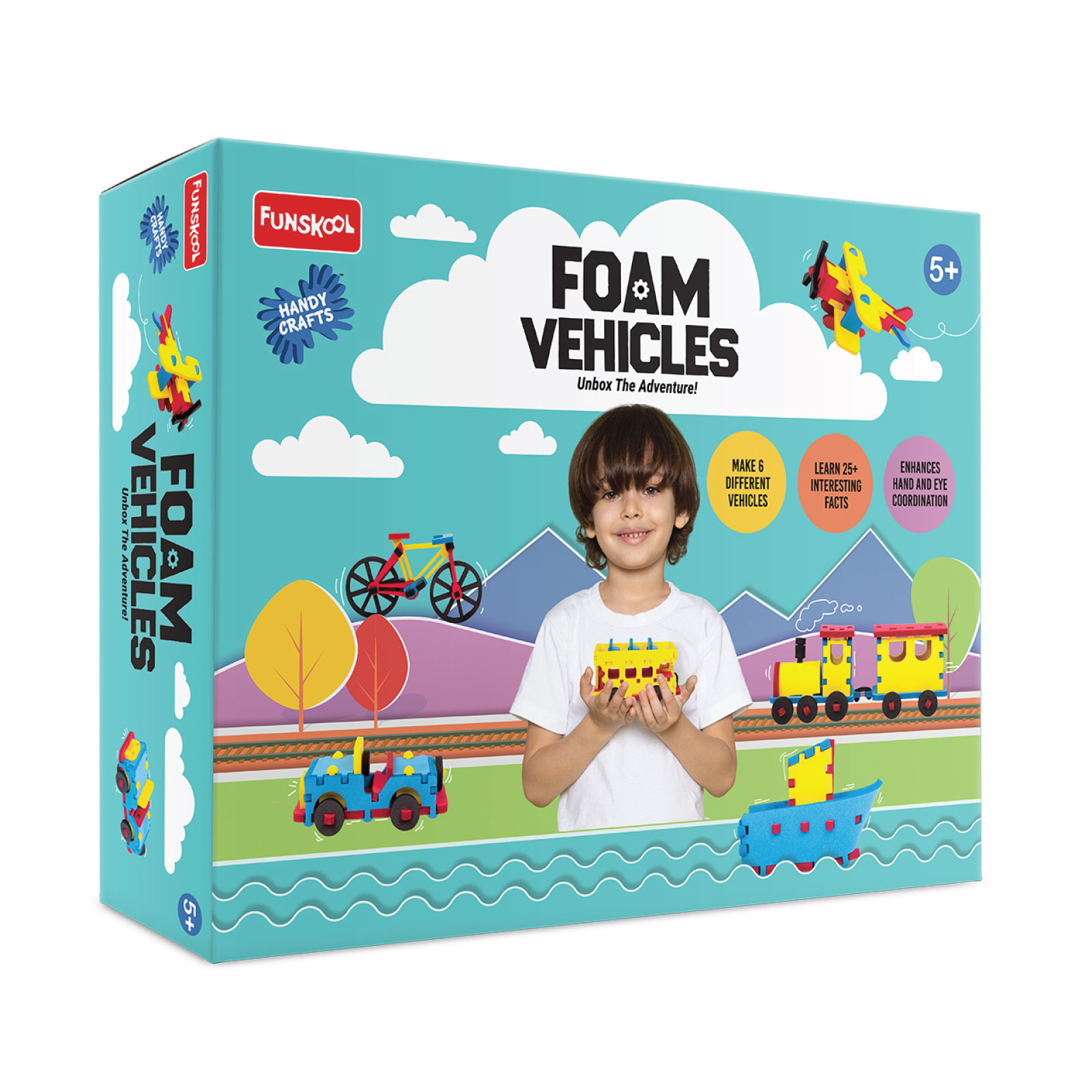 Funskool Handy Crafts Foam Vehicles