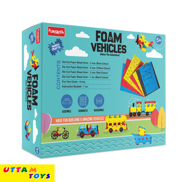 Funskool Handy Crafts Foam Vehicles