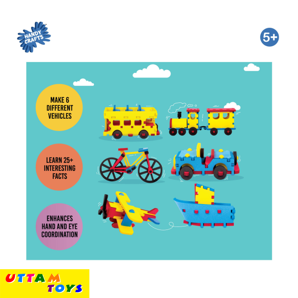 Funskool Handy Crafts Foam Vehicles
