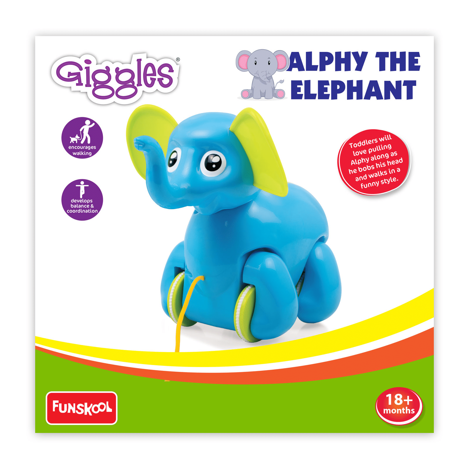 Funskool Giggles Alphy The Elephant