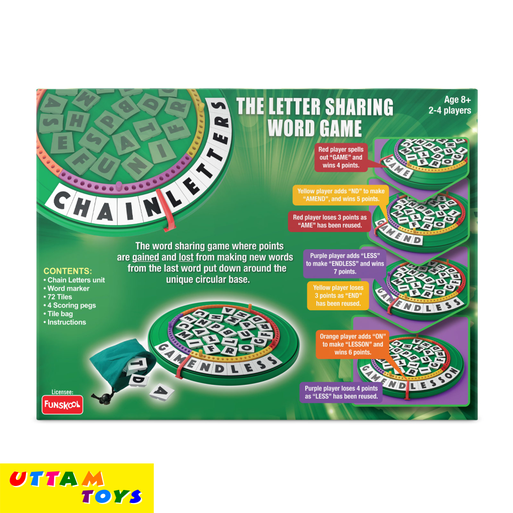 Buy Funskool Chain Letters Uttam Toys