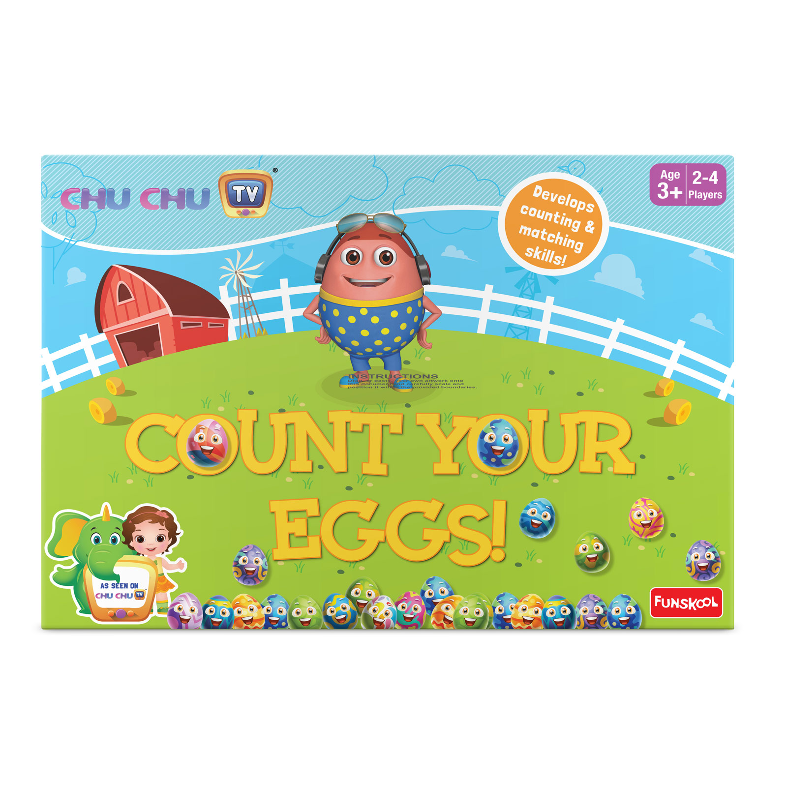 Funskool CHU CHU Count your Eggs