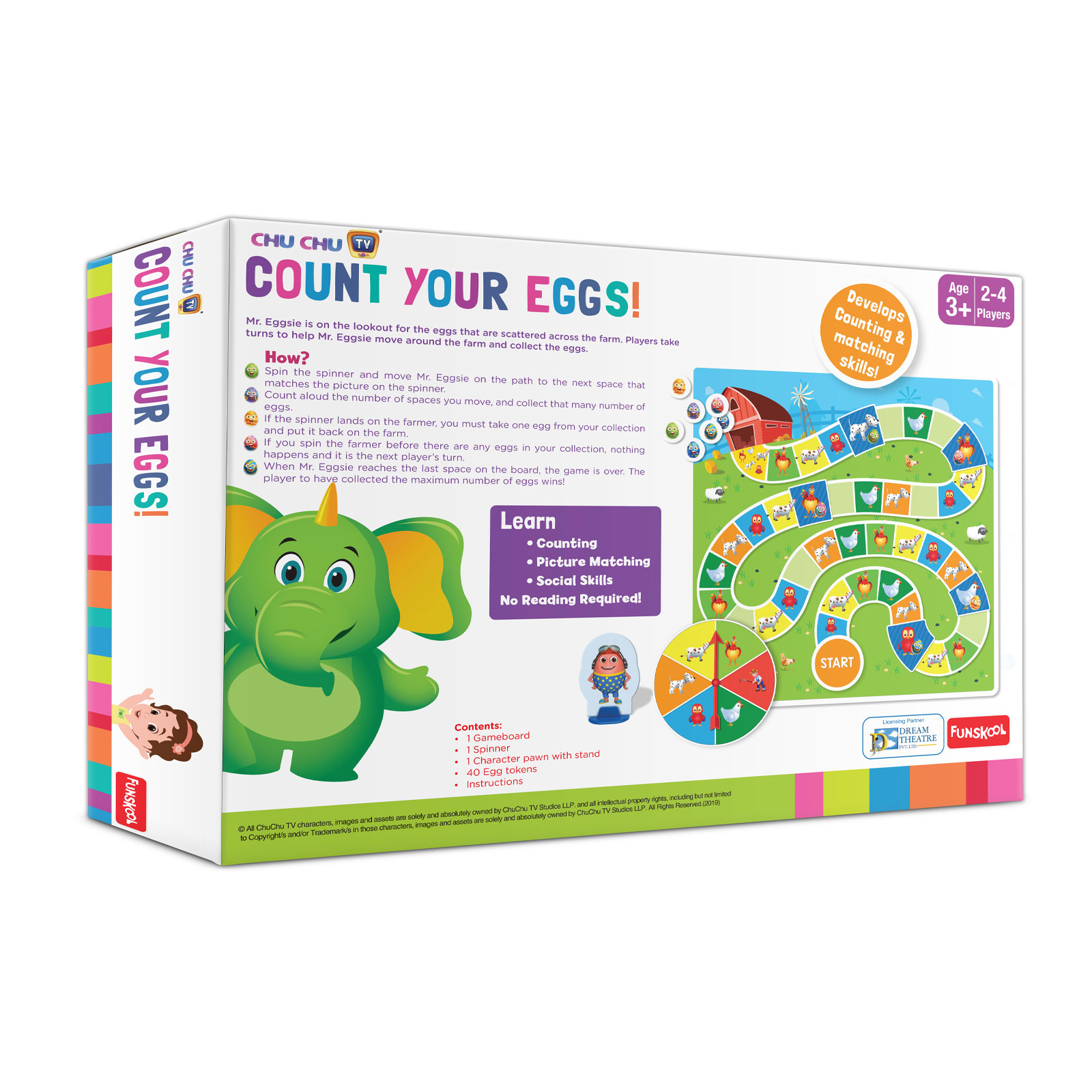 Funskool CHU CHU Count your Eggs