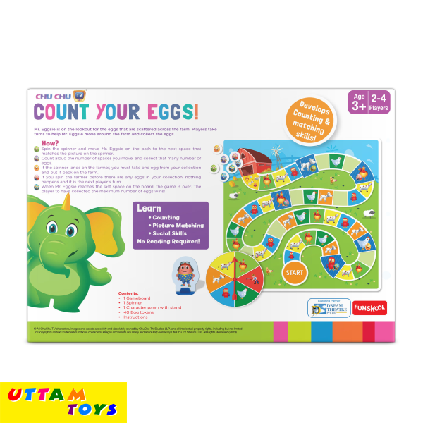 Funskool CHU CHU Count your Eggs