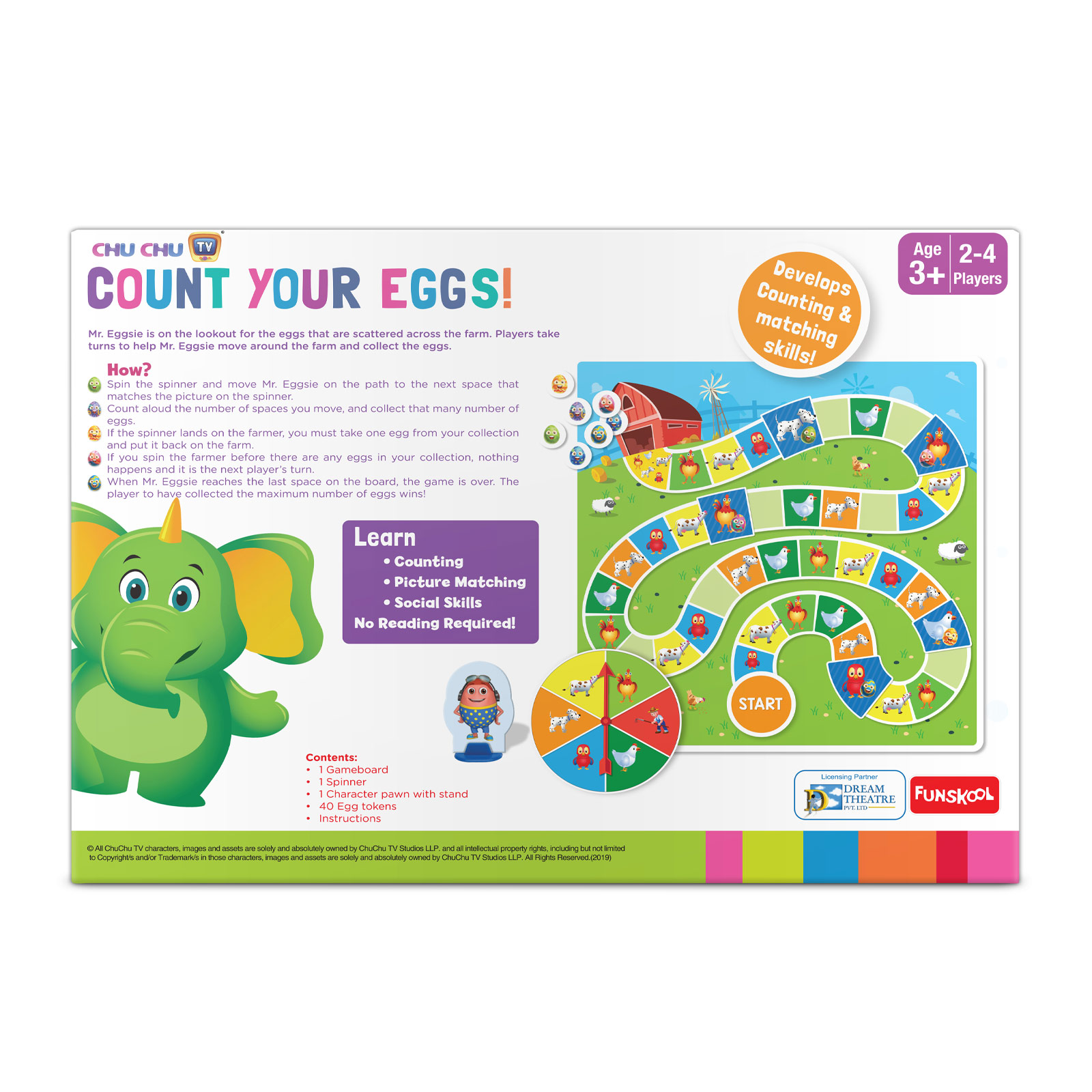 Funskool CHU CHU Count your Eggs