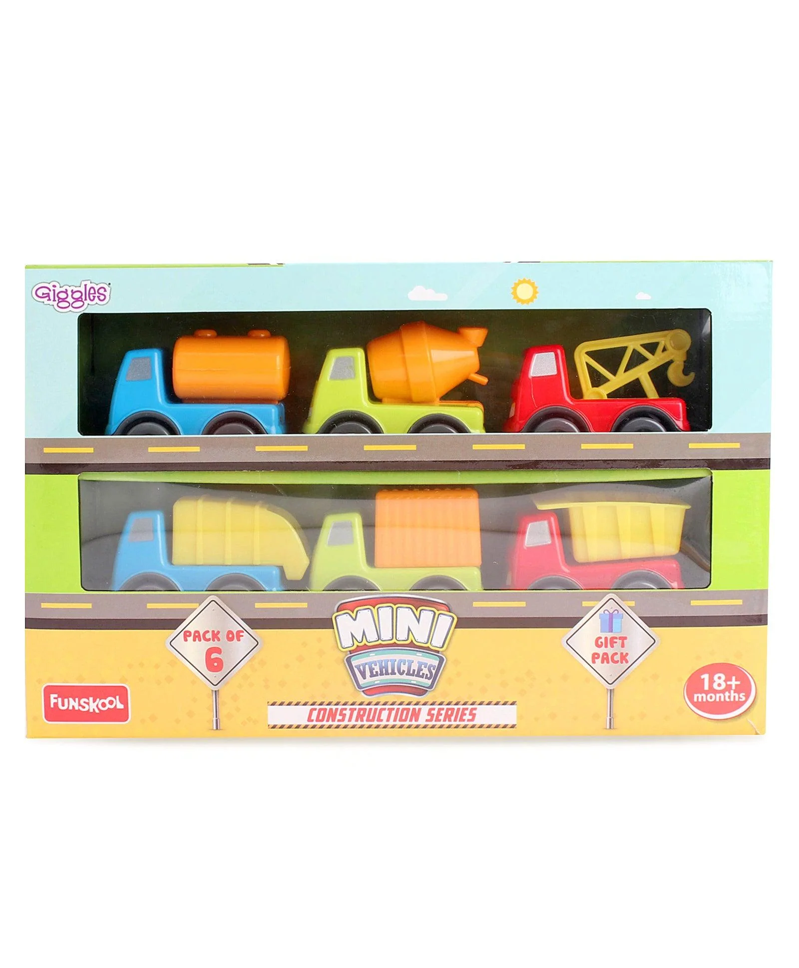 Funskool Giggles Mini Vehicle Construction Series