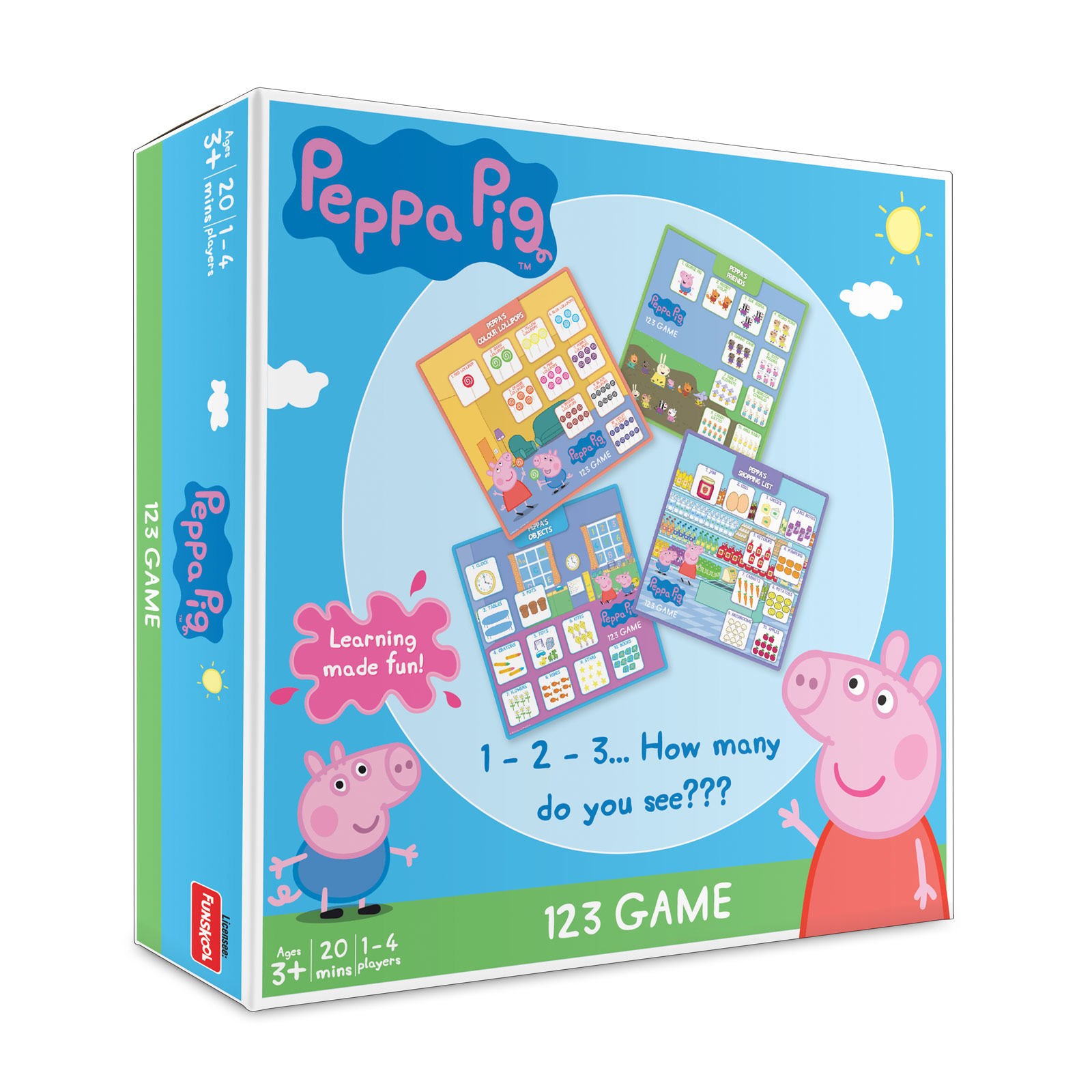 Funskool Giggles Peppa Pig - 123 Game