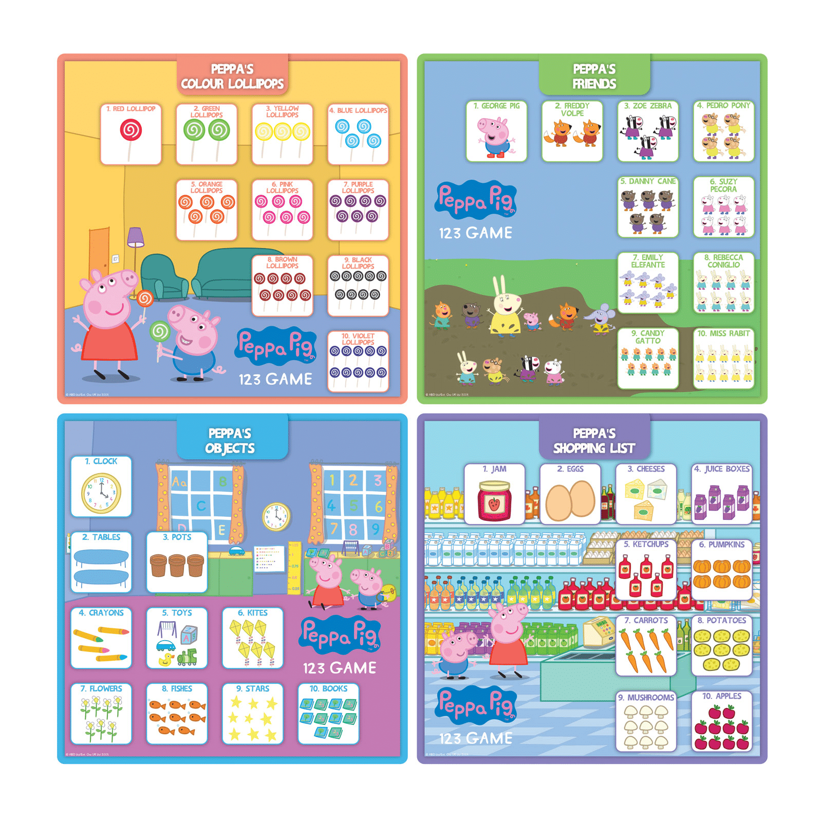 Funskool Giggles Peppa Pig - 123 Game