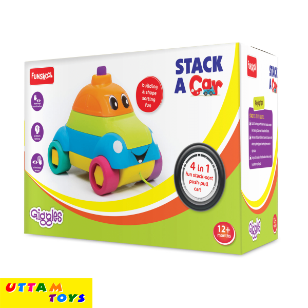 Funskool Giggles Stack A Car