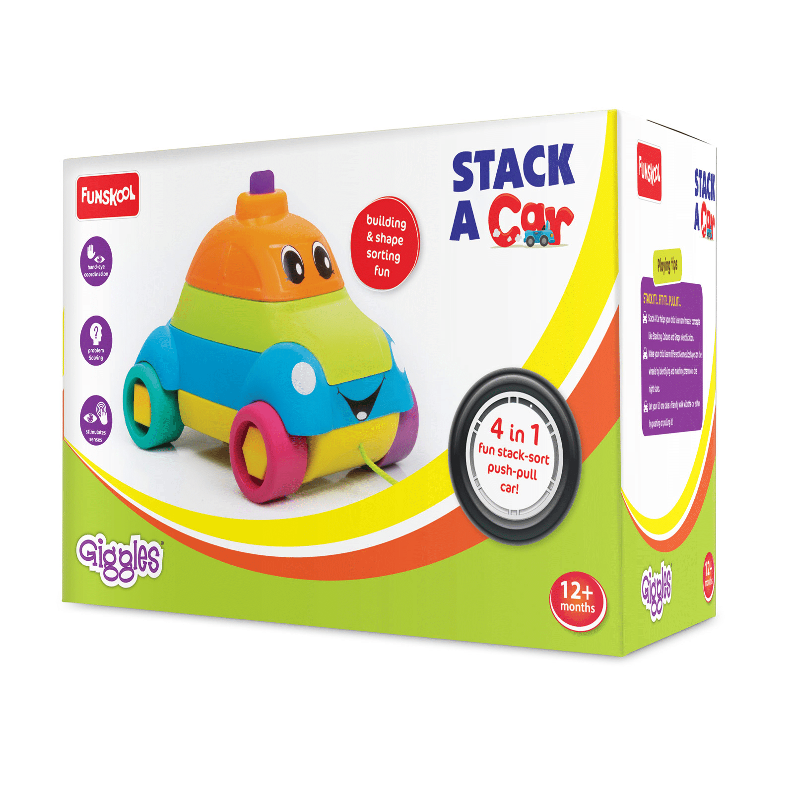Funskool Giggles Stack A Car