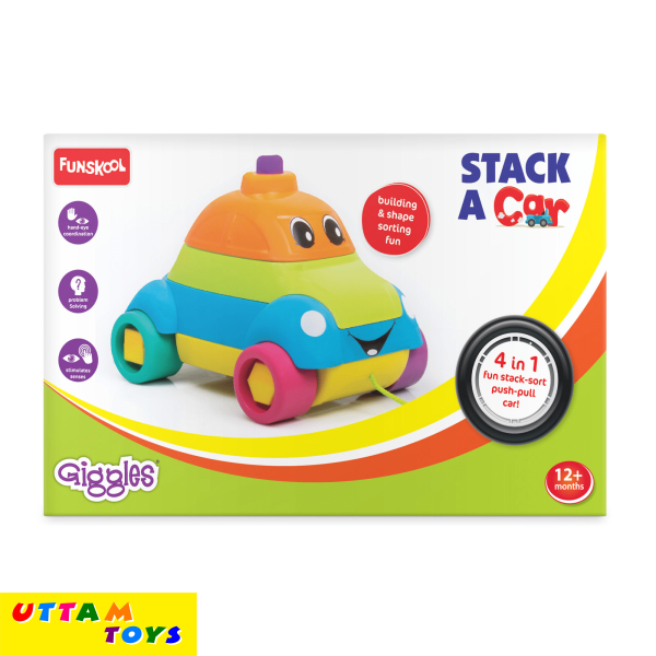 Funskool Giggles Stack A Car