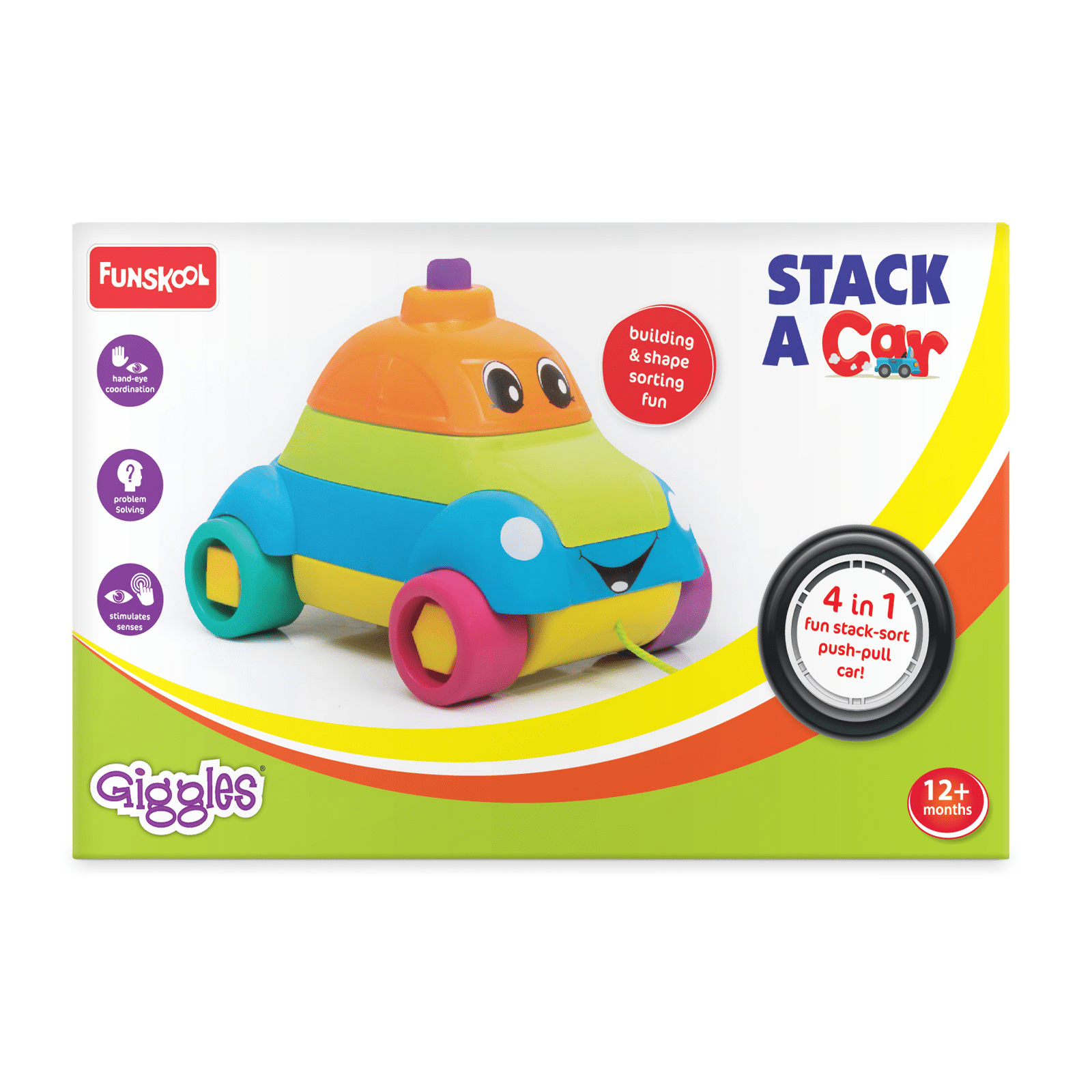 Funskool Giggles Stack A Car
