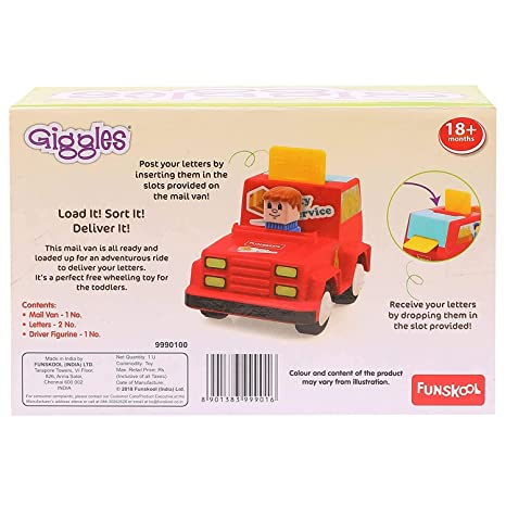 Funskool Giggles Vehicles Mail Van Toy