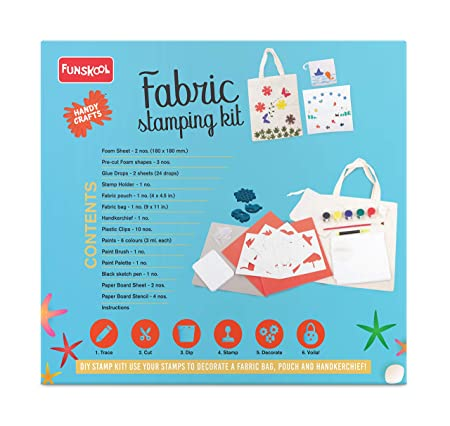 Funskool Handycrafts Fabric Stamping kit