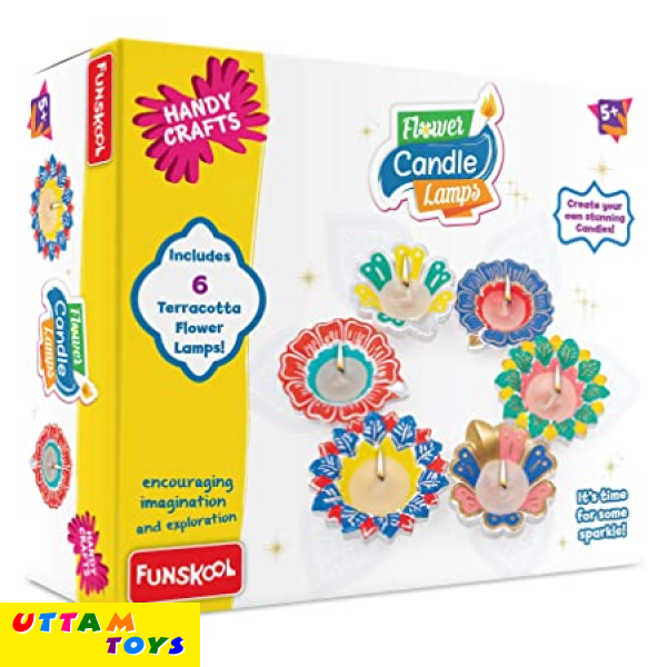 Funskool Handy Crafts Flower Candle Lamps
