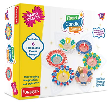 Funskool Handy Crafts Flower Candle Lamps