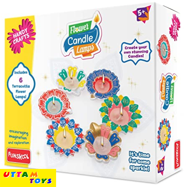 Funskool Handy Crafts Flower Candle Lamps