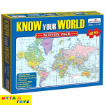 Creative Educational Know Your World - An Activity Pack Puzzle (Multi-Color)