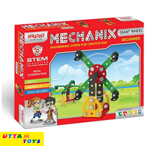 Mechanix Beginner Giant Wheel,Diy Stem and Education Metal Construction Set